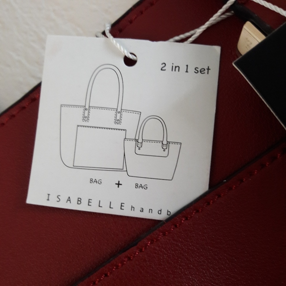 NWT ISABELLE VEGAN 2 IN 1 SET TOTE & SATCH⦠- Picture 8 of 8